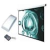 Ecran de Projection 3X2M ELEC Mural Electrique + Télécommande Radio sans Fil 3X2M