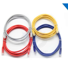 CABLE BRASSAGE 2M UTP CAT6/6A (BLEU-ROUGE-GRIS-JAUNE) GI-COR2M6A