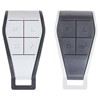 Paire de Télécommande 4 Canaux 433MHz Couleur Inversé Gris/Gris Clair KPLAY4R
