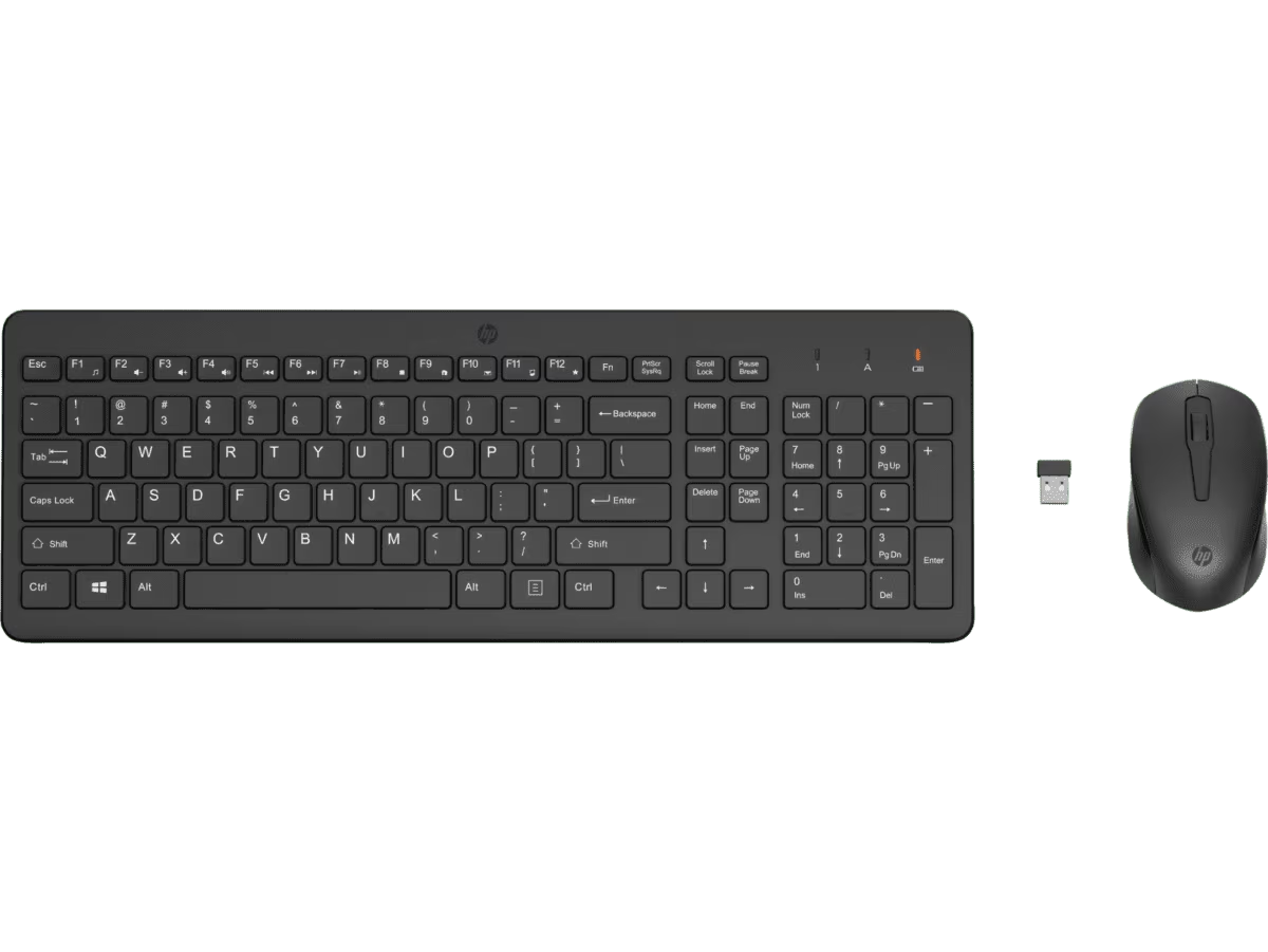 COMBINAISON SOURIS ET CLAVIER SANS FIL HP 330 (2V9E6AA)