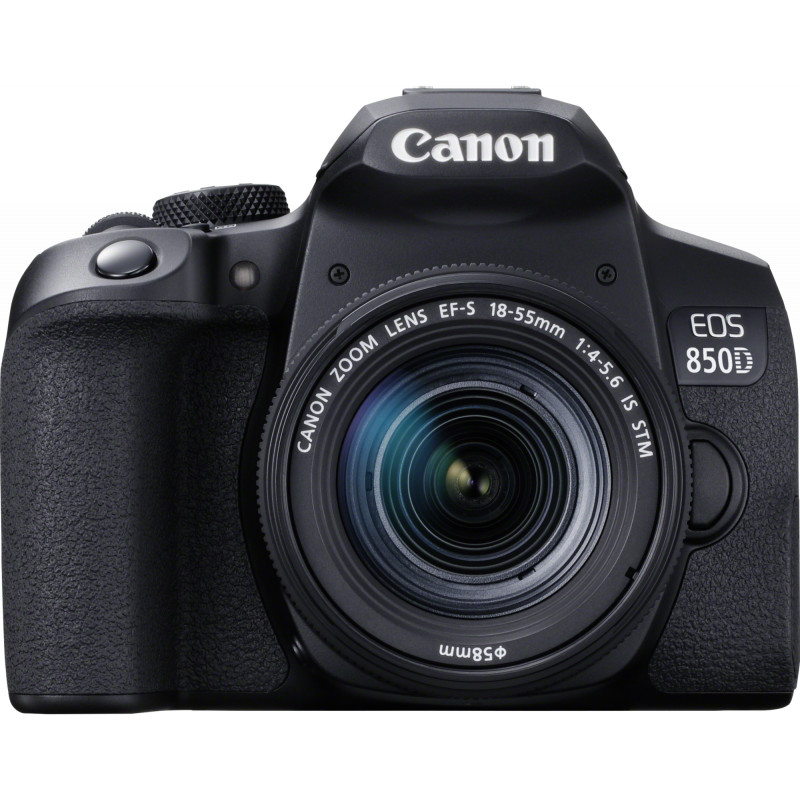Appareil Photo Reflex Canon EOS 850D + objectif EF-S 18-55mm IS STM 3925C002AA