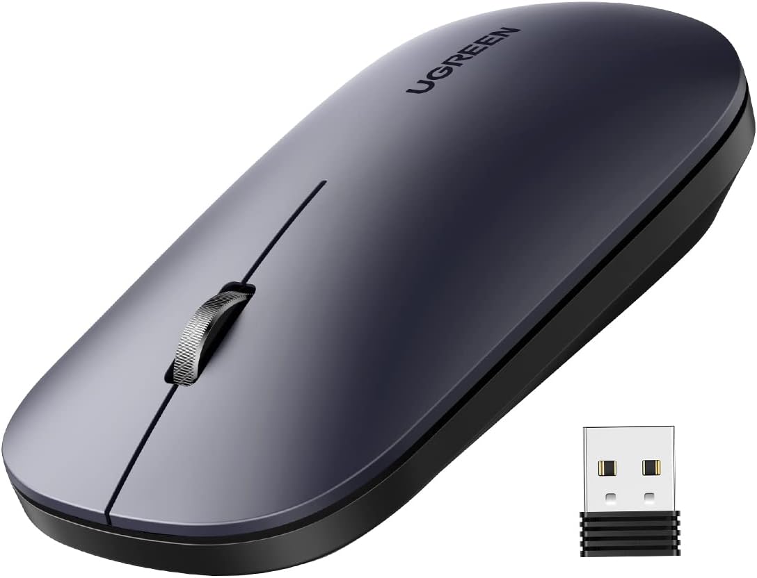 Souris sans Fil 2 4Ghz 10M GRIS Noir
