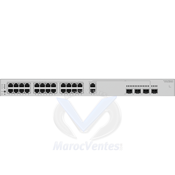 Switch S310S-26PN4JX (24*1000BASE-T (22*PoE+) 2*2.5GBASE-T Combo (PoE+) 2*10GE SFP+ 400 W PoE 98012527