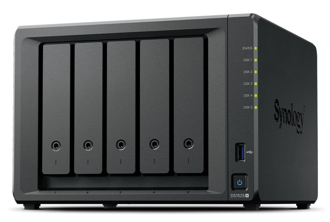 SYNOLOGY SERVEUR NAS DESKTOP 05 BAIES 8 GB RAM 0 DISKLESS DS1525+