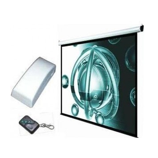 ECRAN DE PROJECTION MURAL AUTOMATIQUE 4X4 METRES ECLASS 4X4M ELEC