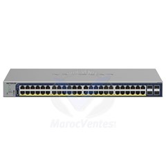 SWITCH MANAGEABLE L2 48 PORTS GIGABIT + 4 PORTS SFP POE+ 380W