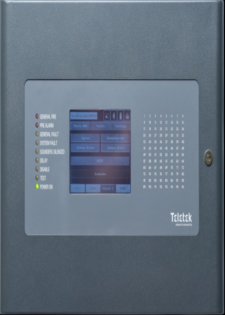 CENTRALE DETECTION INCENDIE ADRESSABLE(1-4BOUCLES) EN54 IRIS PRO IRIS PRO