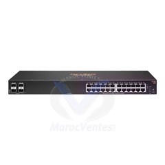 Aruba 6100 24G 4SFP+ Switch Géré L3 Montable sur Rack