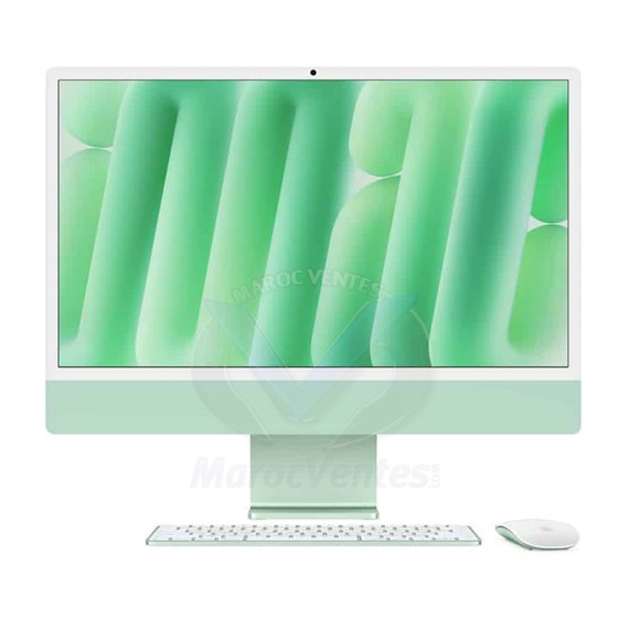 IMAC M4 24" AVEC ÉCRAN RETINA 4,5K (2024) 16 Go SSD 256 Go VERT MWUE3FN/A