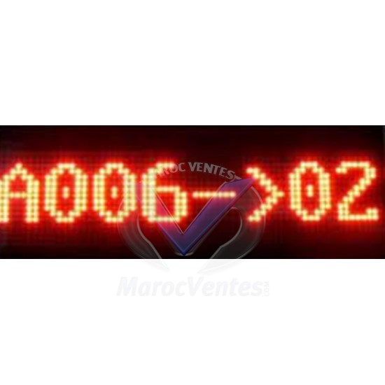 Afficheur Guichet Led :52X15X5.5 QMS-LED31