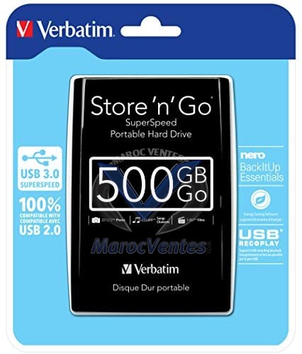 DISQUE DUR PORTABLE USB STORE 