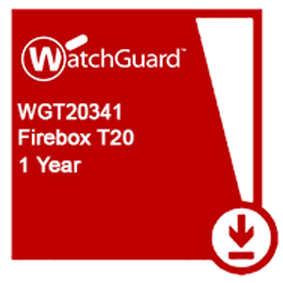 WatchGuard Basic Security Suite Renewal/Upgrade 1-yr for Firebox T20 WGT20341