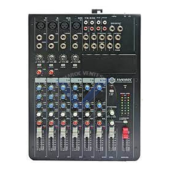 Table De Mixage 10 Entrées Dont 2 Canaux Mono et 4 Canaux Stéréo XMG102C