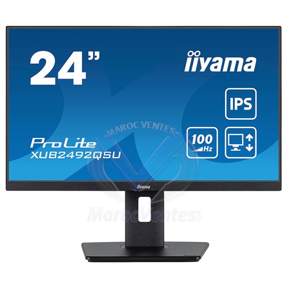 ProLite MONITEUR 24 pouces ( 60.5cm ) QHD DisplayPort/HDMI XUB2492QSU-B1