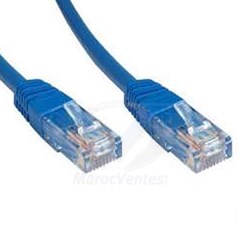CORDON 3M CAT 6A/FTP BLEU LINK TECH
