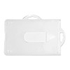 Porte-Badge Semi RIGIDES 86x54 Double Face Polycarbonate Cristal