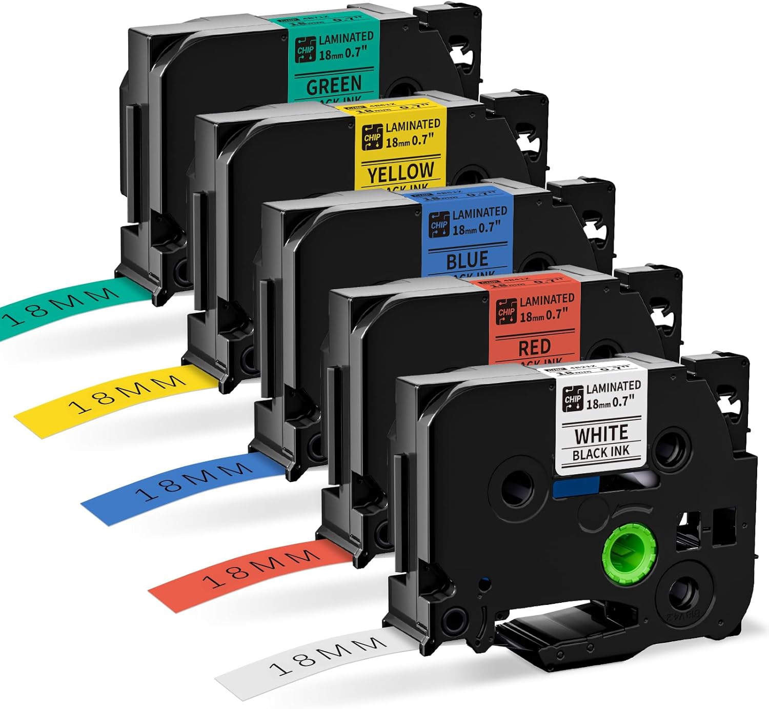 RUBAN AIMO D480BT NOIR/BLEU 18MM COMPATIBLE AVEC  BROTHER 4B51Z