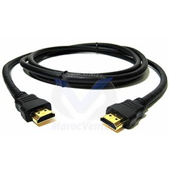 Câble Blindé HDMI (Plaqué OR)