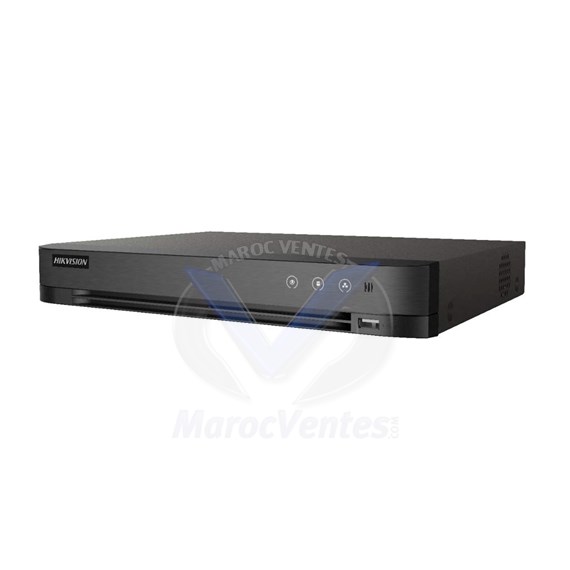 HIKVISION DVR Up to 8MP 4Canaux 1HDD Audio AcuSense 12M iDS-7204HUHI-M1/S