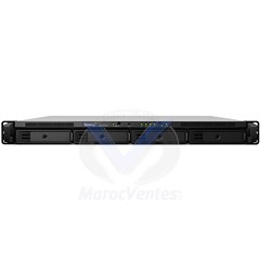 RackStation Serveur NAS 4 Baies Rack 1U 8 Go Ram Alimentation Redondante