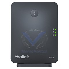 Base IP DECT prenant en charge jusqu'à 8 terminaux supplémentaires 8 comptes SIP W60B